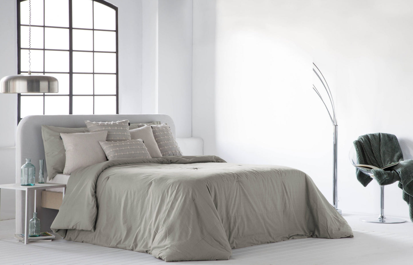 Bali 100% Cotton Linen-Look Bedspread, Linen FINAL REDUCTION