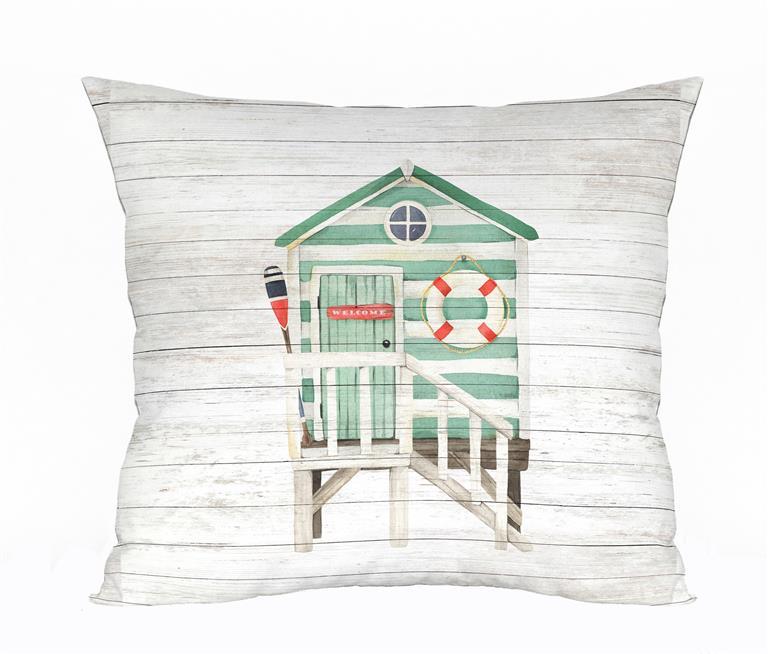 Beach Huts Cushions Welcome, 1962