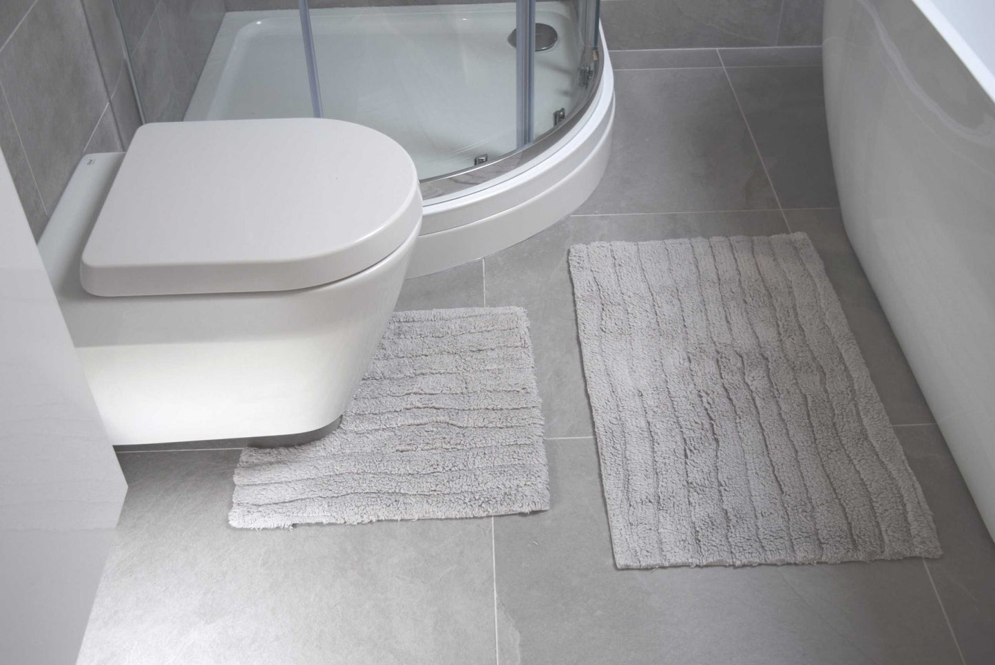 Finbar Bath Mat Set, Various Colours