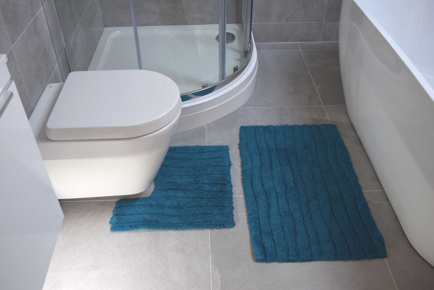 Finbar Bath Mat Set, Various Colours