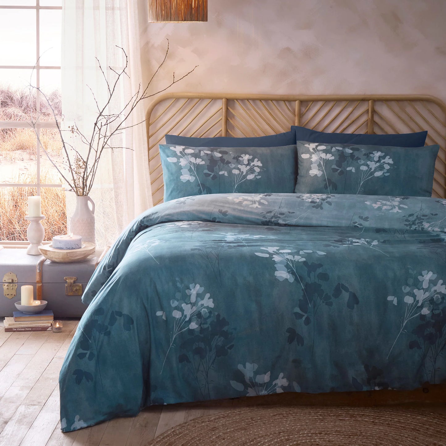 Flint Duvet Set, Teal
