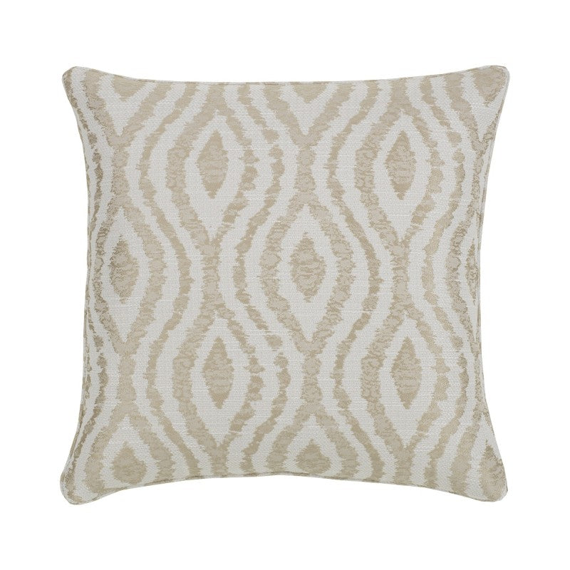Curves Jacquard Ring Top Curtain Panel, Taupe FINAL REDUCTION