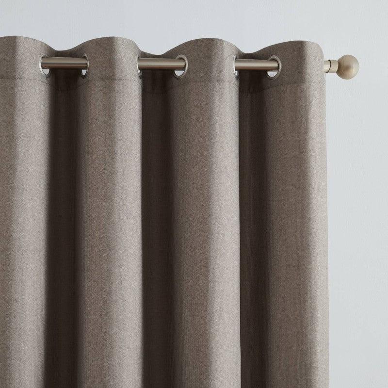 Hotel Collection Eyelet Blackout Curtains - Beige