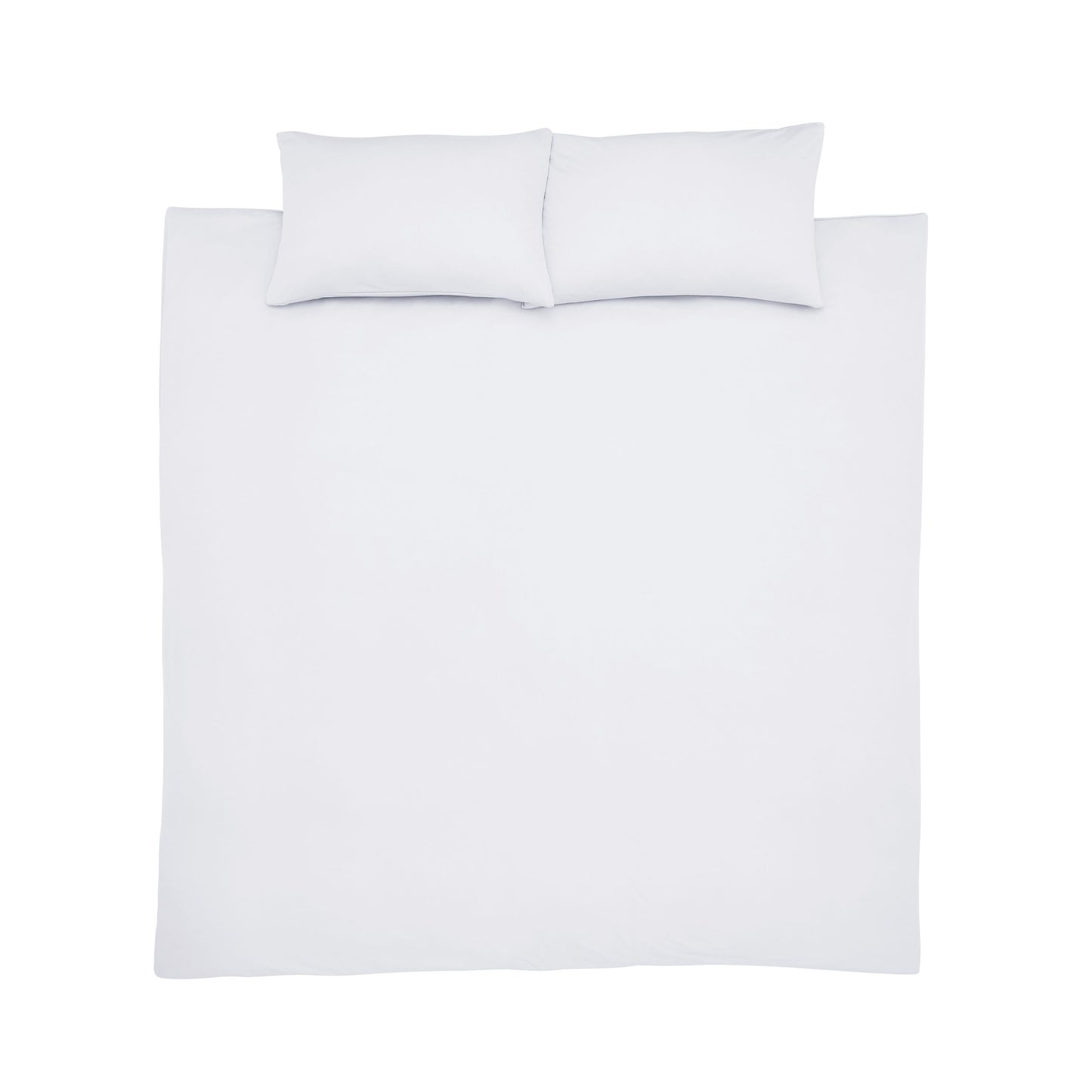 Catherine Lansfield So Soft Jersey Duvet Set, White FINAL CLEARANCE