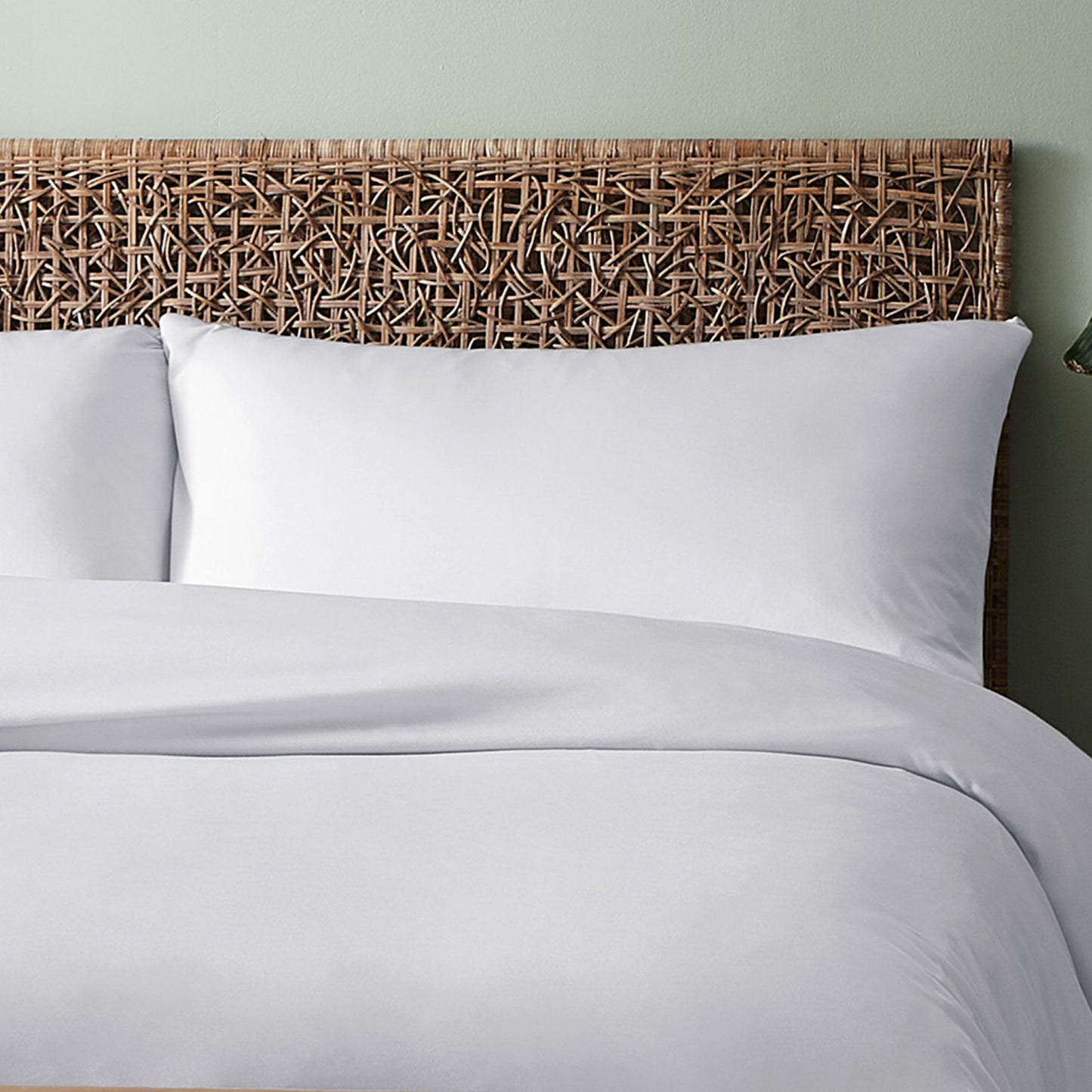 Catherine Lansfield So Soft Jersey Duvet Set, White FINAL CLEARANCE