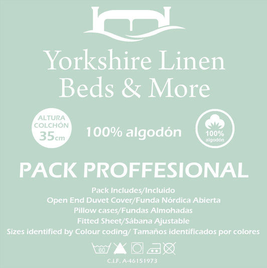 Pack Professional Bedding Sets, 100% Cotton