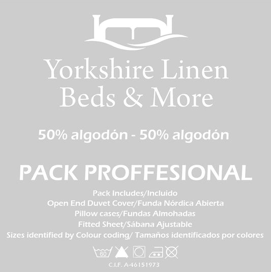 Pack Professional Bedding Sets, Poly/Cotton