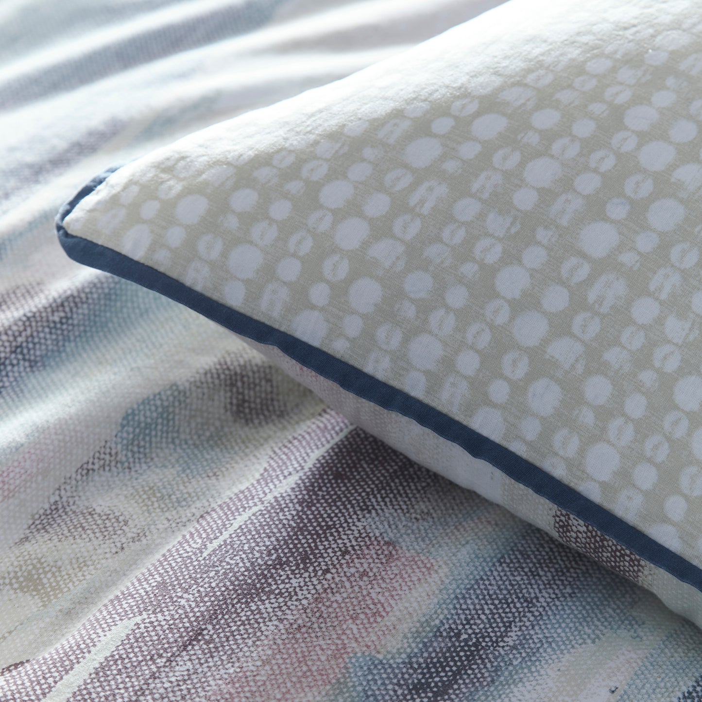 Abstract 100% Cotton Duvet Cover Set, Seafoam BACK BY POPULAR DEMAND