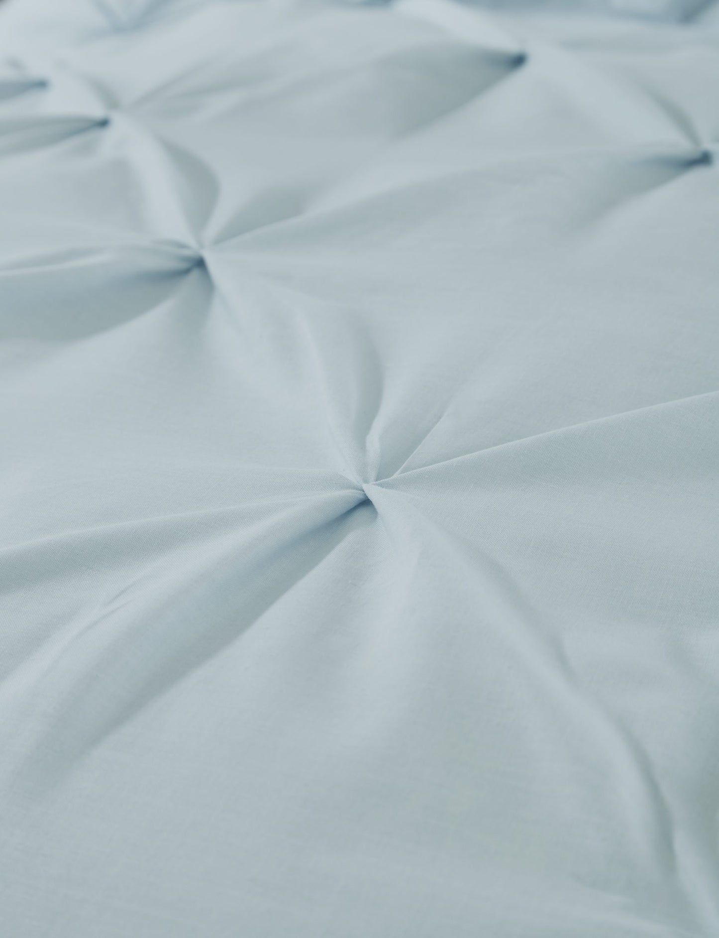 Laura Ruched Easy Care Duvet Set, Duck Egg SALE