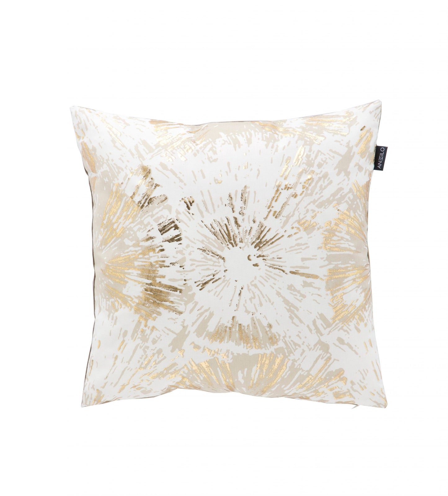 Metallic Flower Luxury Cushion, Gold