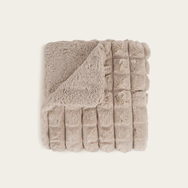 Odesa Sherpa Fur Throw - Various Colours