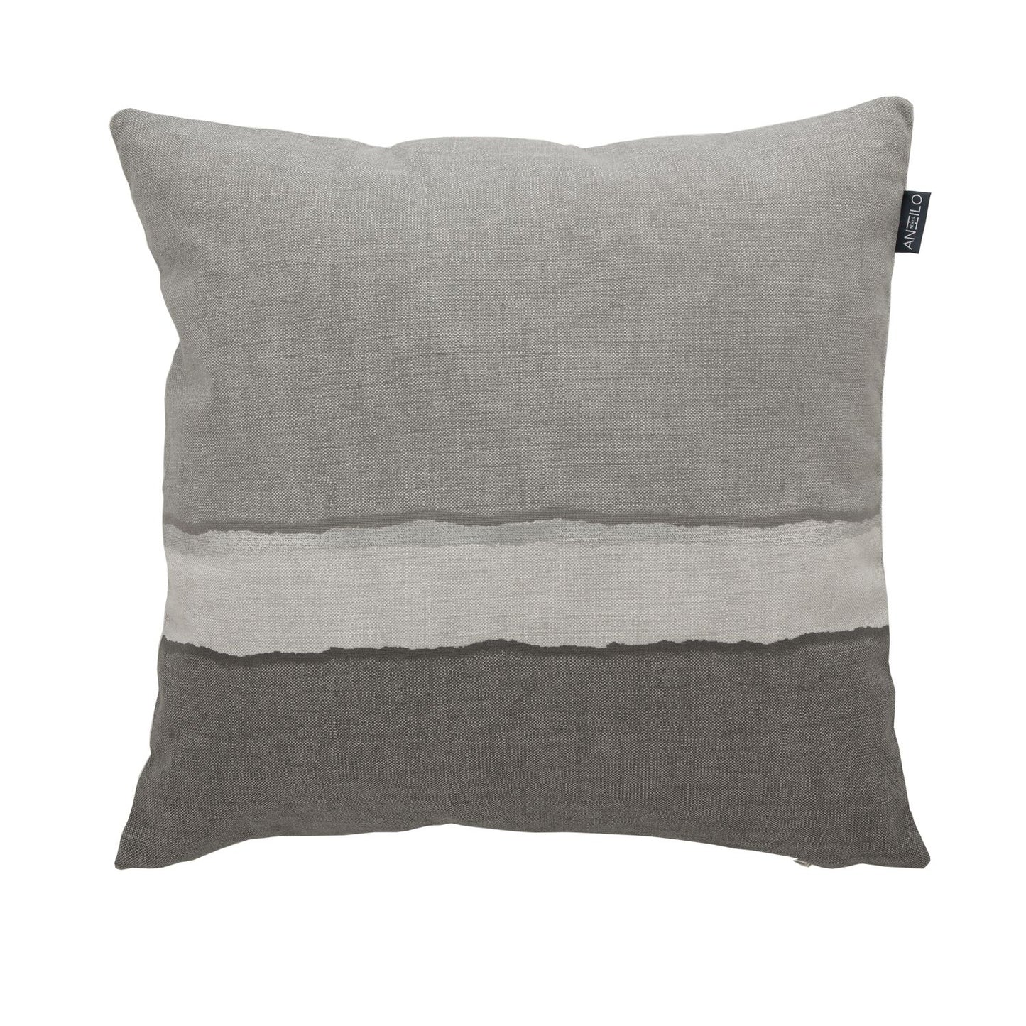 Abstract Stripe 37 Cushions, Grey