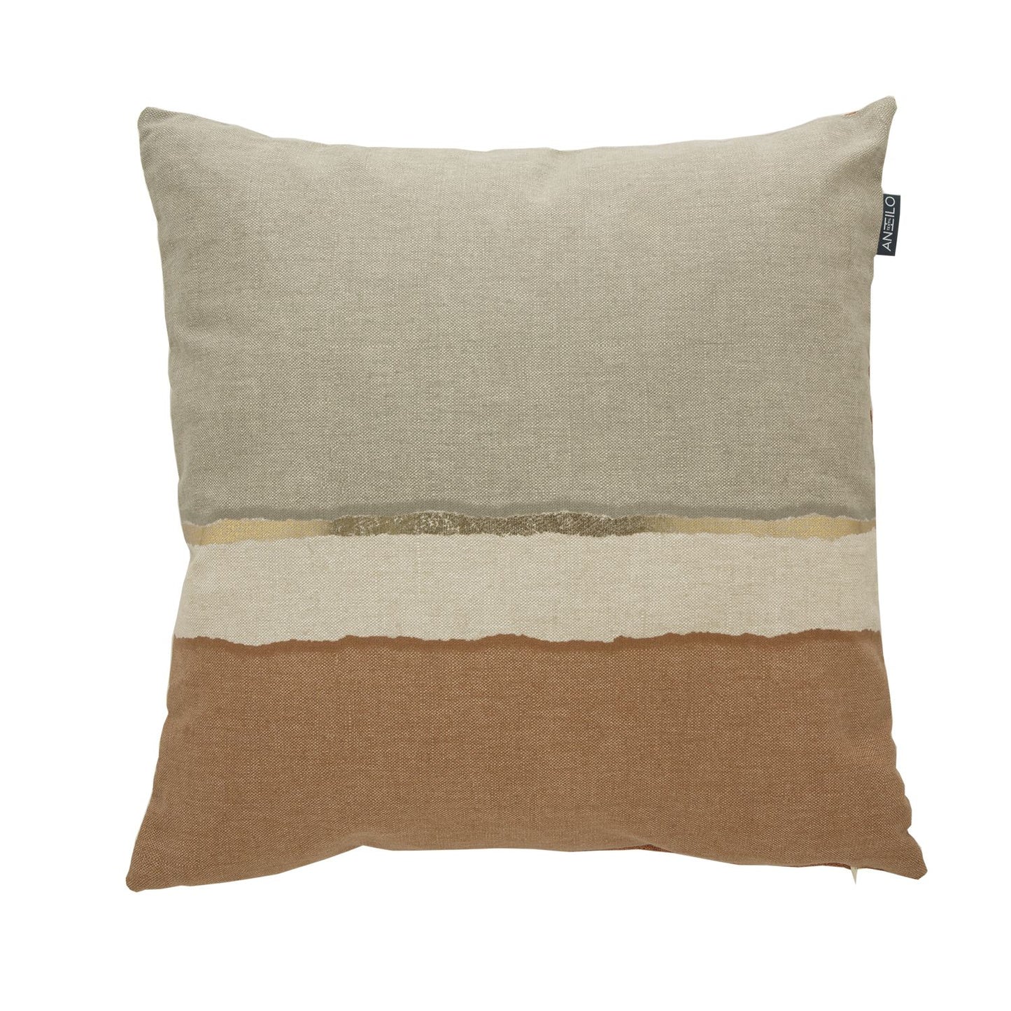 Abstract Stripe 37 Cushions, Terracotta