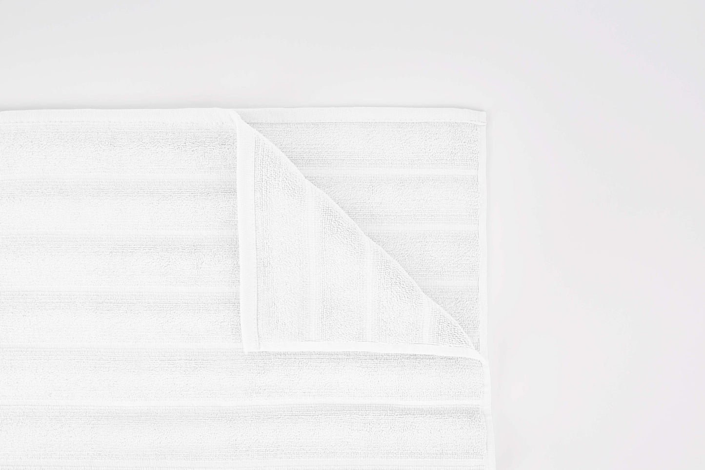 Cotton Caress 400 GSM 100% Cotton Towels, White- Washable at 60 Degrees