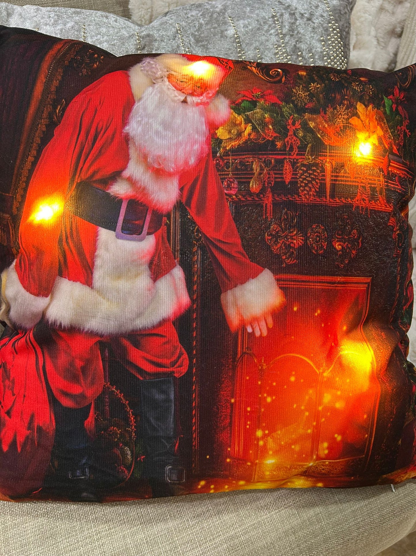 Festive LED Christmas Cushion Range, Gnomemas SPECIAL OFFER !