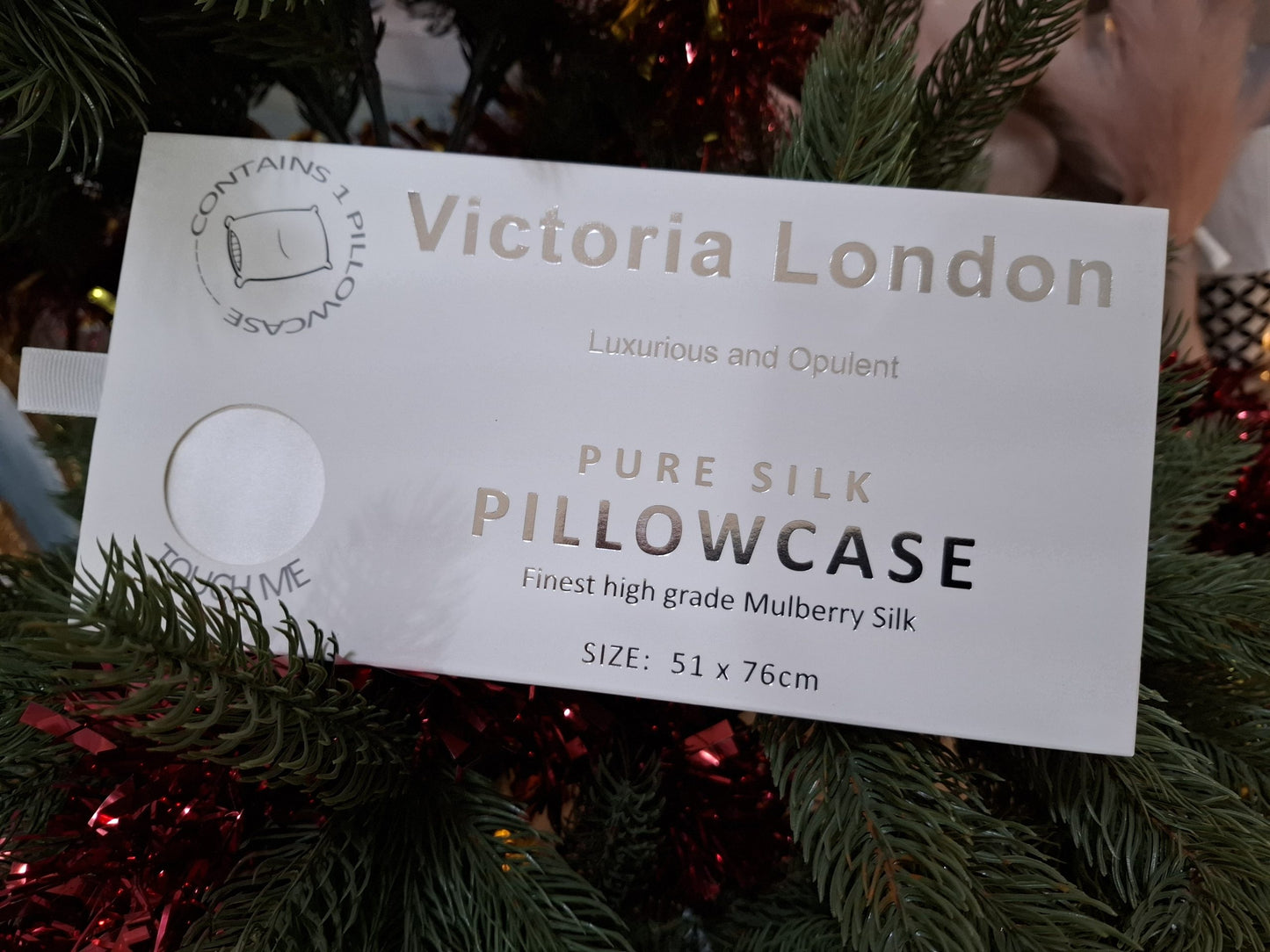 Luxurious Mulberry Silk Pillowcase, Ivory - SPECIAL OFFER !