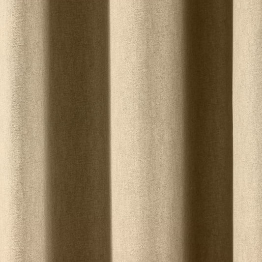 Sorbonne Linen Style Eyelet Curtains- Natural