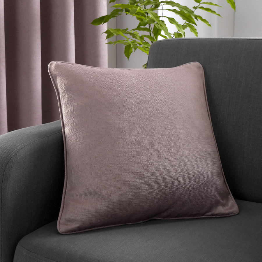 Stratus Faux Silk Cushions, Pink