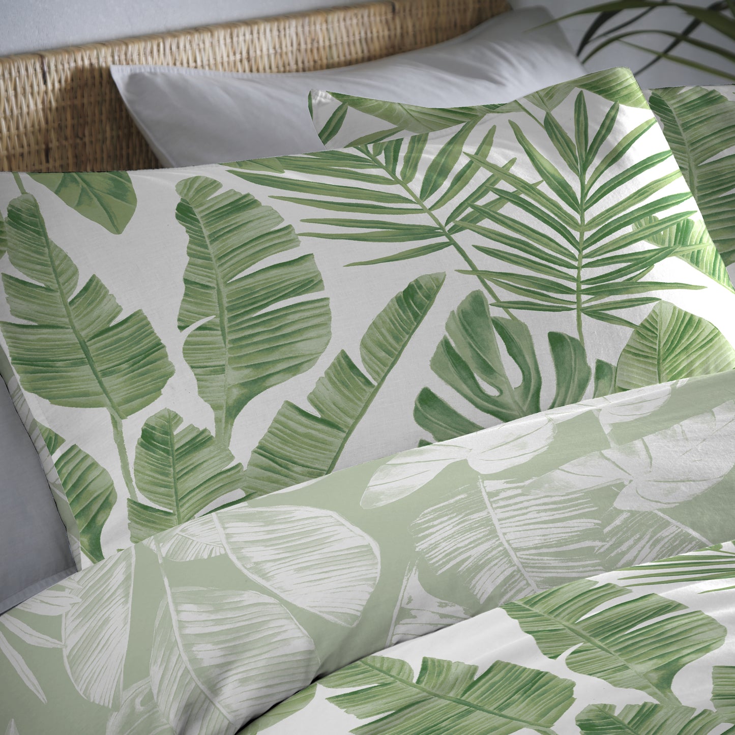 Hawaii Duvet Cover Set, Soft Green - NEW LOWER PRICE