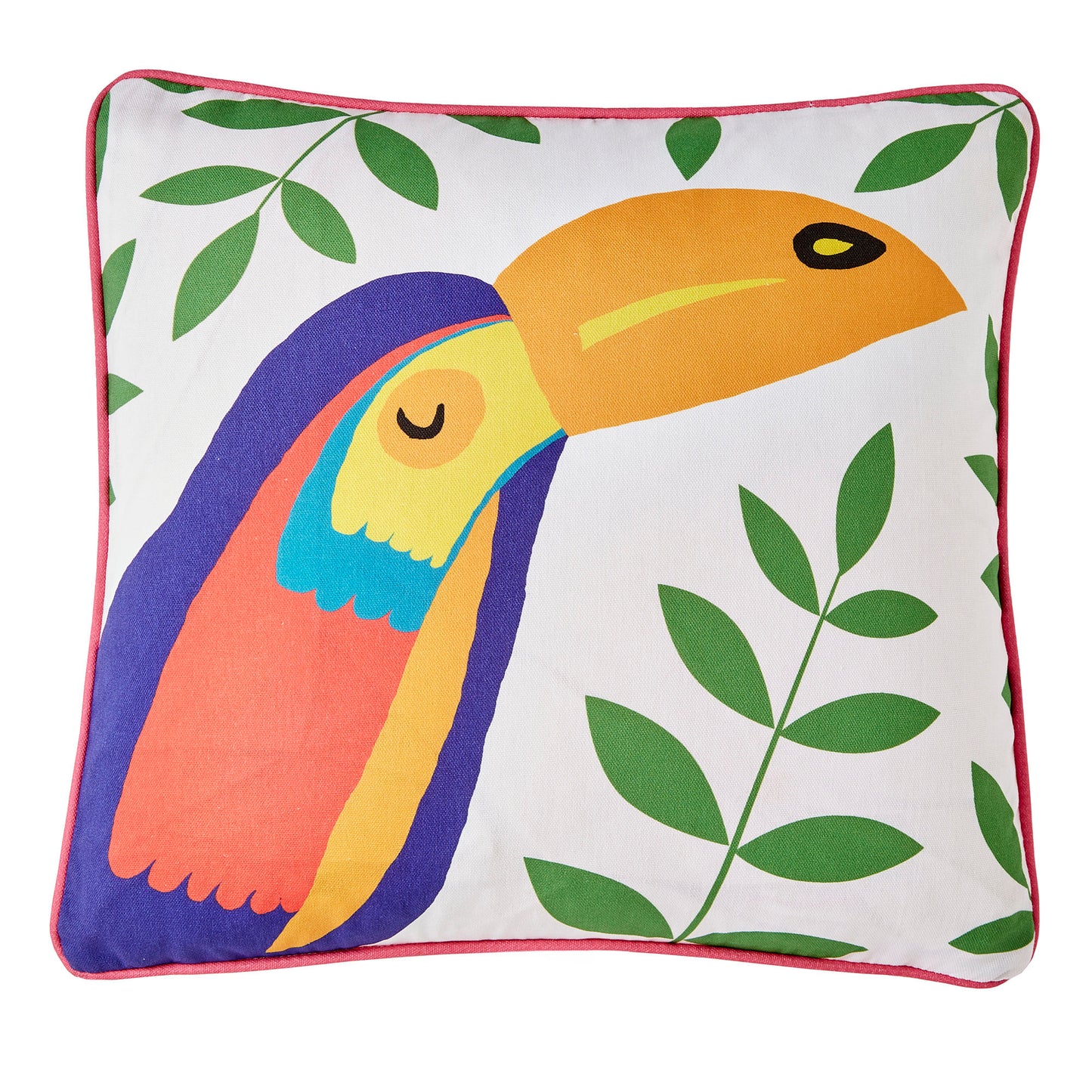 Flamingo Fun Indoor/Outdoor Reversible Cushion