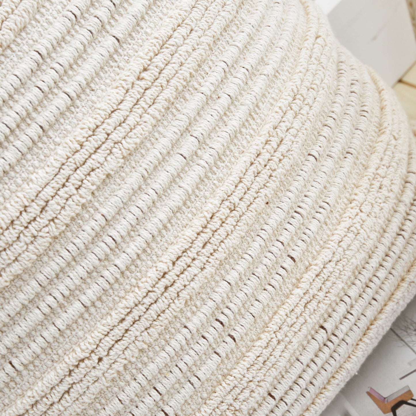 Tufted Stripe Cushions, Natural