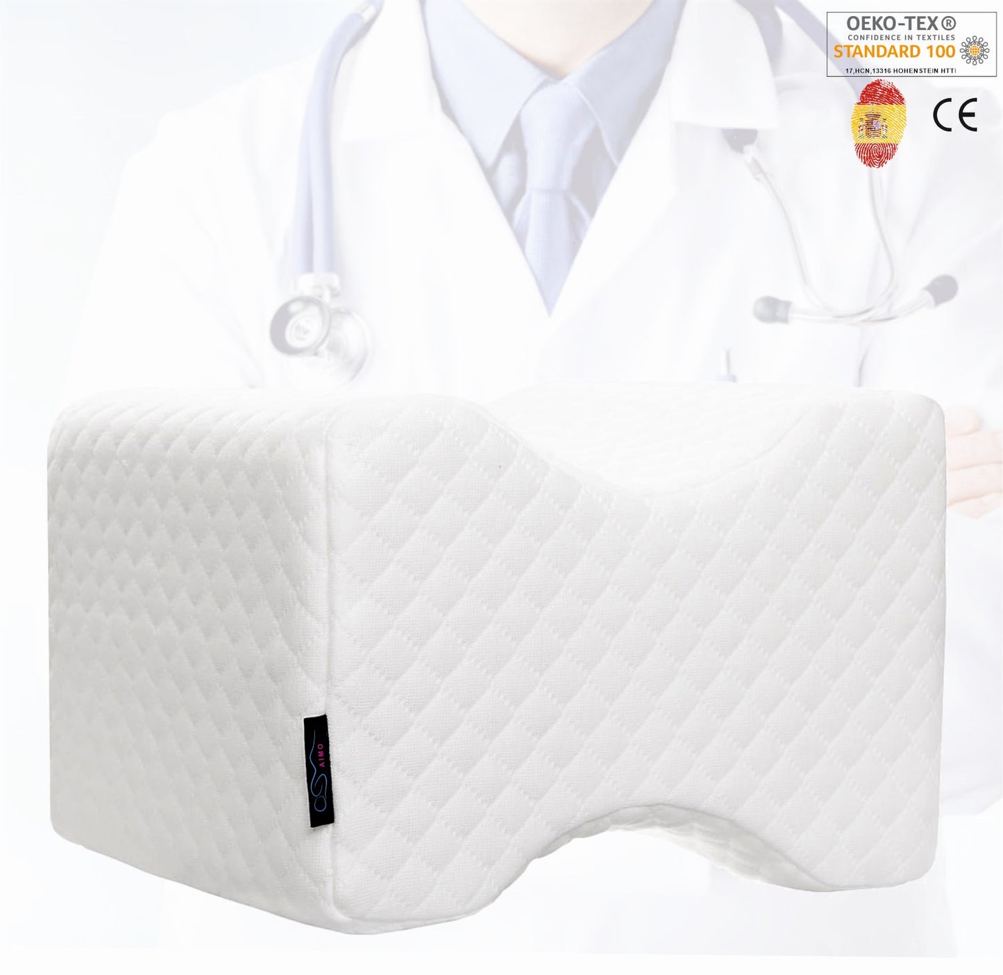 Ergonomic Memory Foam Leg Rest Pillow