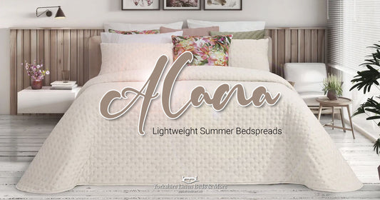 Alana Stonewash Bedspread Range - Lightweight Summer Bedspreads OG