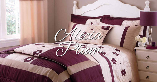 Alicia Plum Purple Bedding