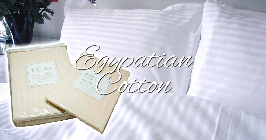 Amazing Value Egyptian Cotton Hotel Stripe Duvet Cover and Pillowcases from Yorkshire Linen