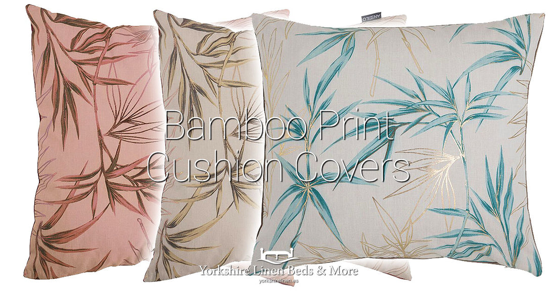 Bamboo Print Cushion Covers New for Autumn Winter 19