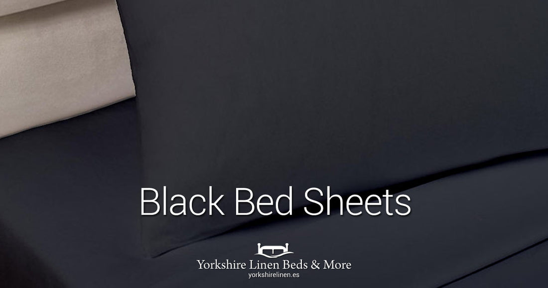 Black Bed Sheets - Yorkshire Linen Beds & More OG01