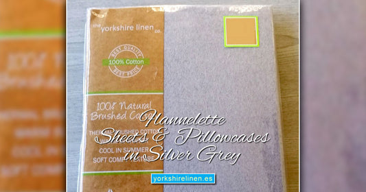 Flannelette Sheets & Pillowcases in Silver Grey - Yorkshire Linen Warehouse Mijas Prestige Marbella