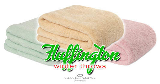 Fluffington Supersoft Fleece Throws - Yorkshire Linen Beds & More OG01