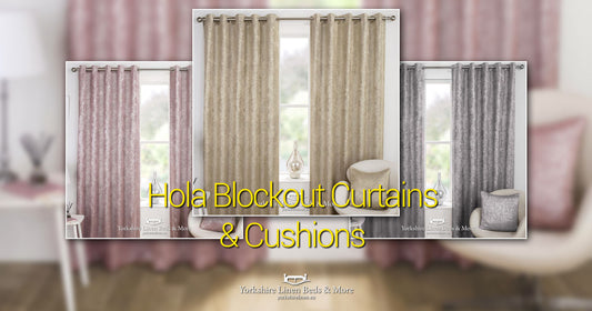 Hola Blockout Curtains and Cushions Yorkshire Linen Beds & More OG01