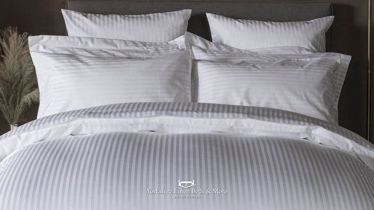 Hotel Stripe 540 Thread Count Bedding - Bringing Five-Star Quality to Your Bedroom on the Costa del Sol - Yorkshire Linen Beds & More, Mijas, Spain