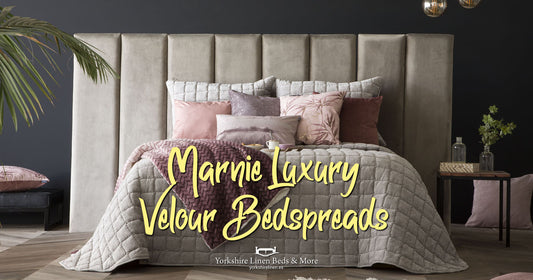 Marnie Luxury Velour Bedspreads Yorkshire Linen Beds & More OG01