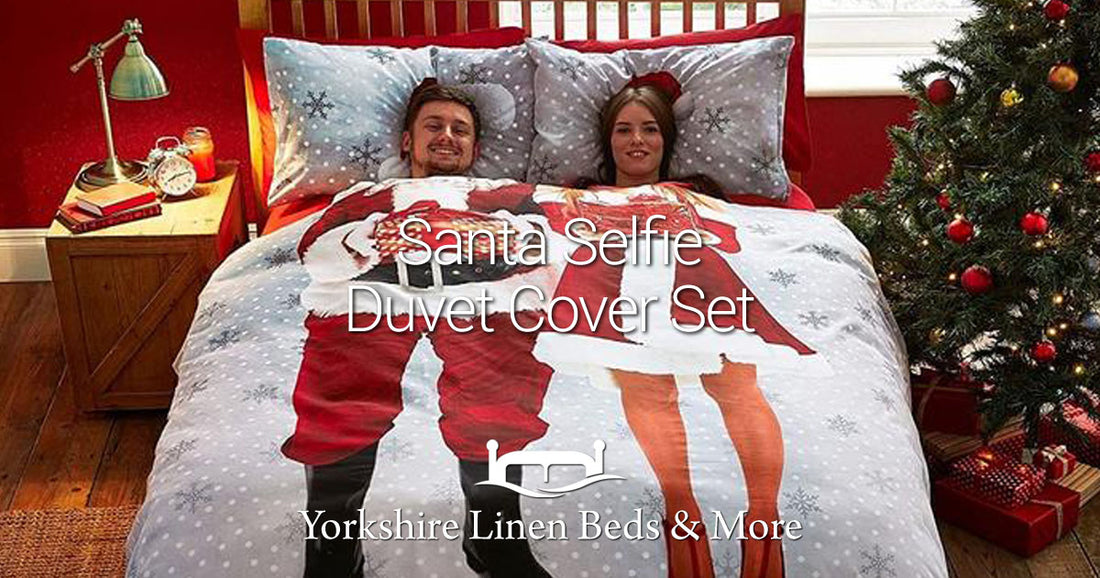 Santa Selfie Duvet Cover Set - Yorkshire Linen Beds & More Bed Shops Mijas Costa Marbella OG02