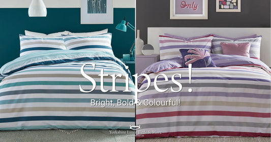 Sensational Stripes - Our Carlton Duvet Cover Sets are Bright, Bold and Beautiful