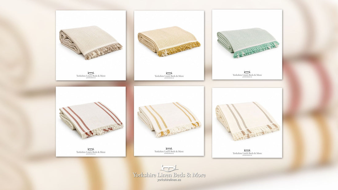 The New England Cotton Throw Collection - Six Reasons to Love 100% Cotton This Autumn - Yorkshire Linen Beds & More