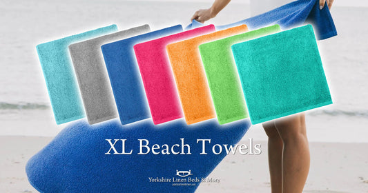 XL Beach Towels in Seven Shades - Towels & Bathroom - Yorkshire Linen Beds & More