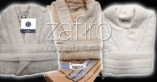 Zafiro Cotton Bathrobes - Yorkshire Linen Beds & More Bed and Linen Shops Mijas Costa Marbella OG01