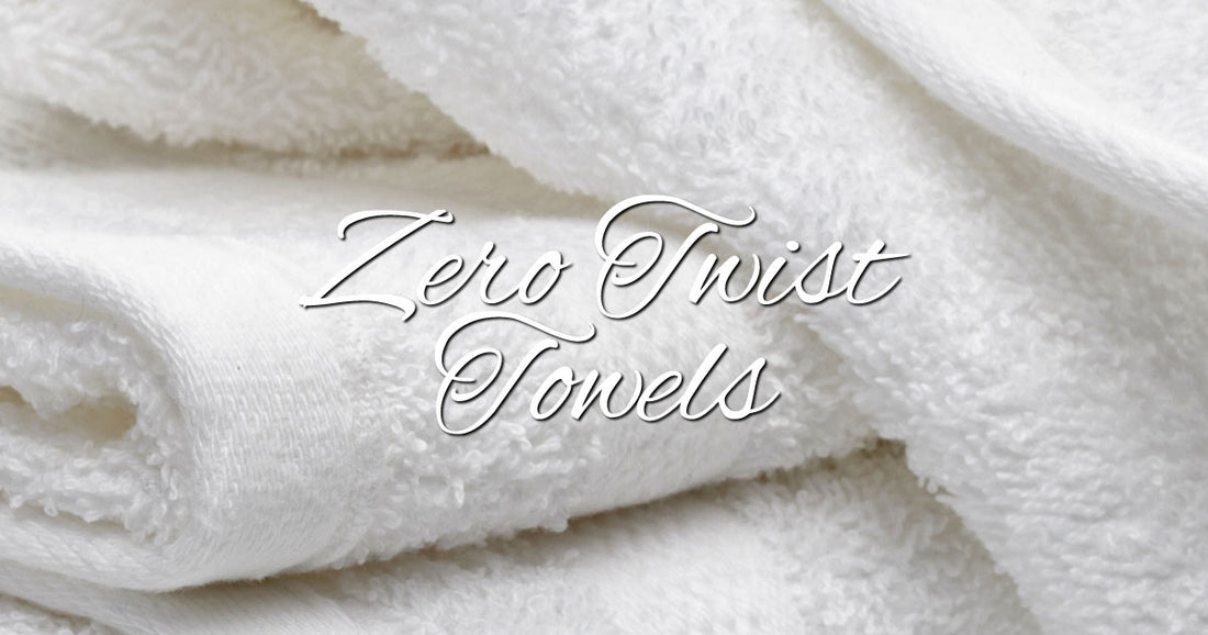 Zero Twist Towels in Premium Egyptian Cotton from Yorkshire Linen Spain