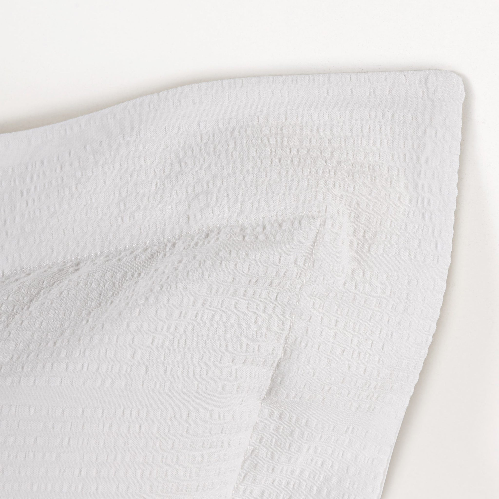 Opulence Collection 100% Cotton Seersucker Duvet Sets, White REDUCED TO CLEAR !
