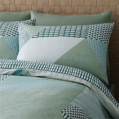 Larson Geo Duvet Sets Green PRE ORDER ARRIVING SOON !