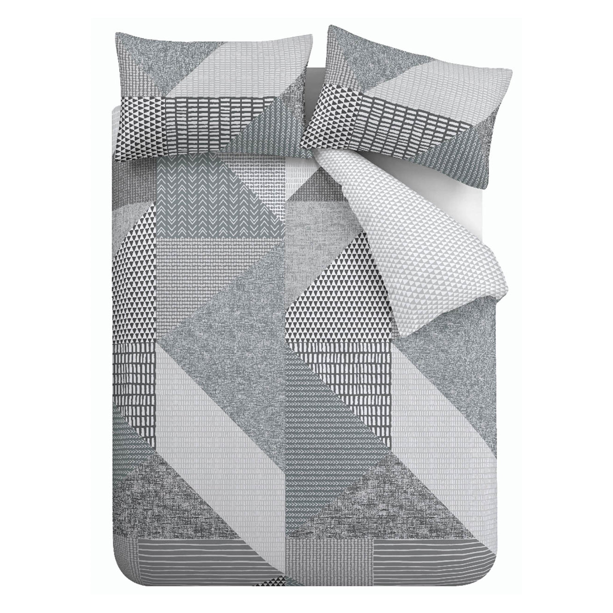 Larson Geo Duvet Sets, Grey - PRE-ORDER, ARRIVING SOON!