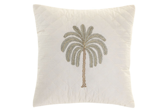Palms Hand Embroidered Cotton Cushion Collection
