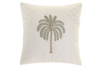 Palms Hand Embroidered Cotton Cushion Collection