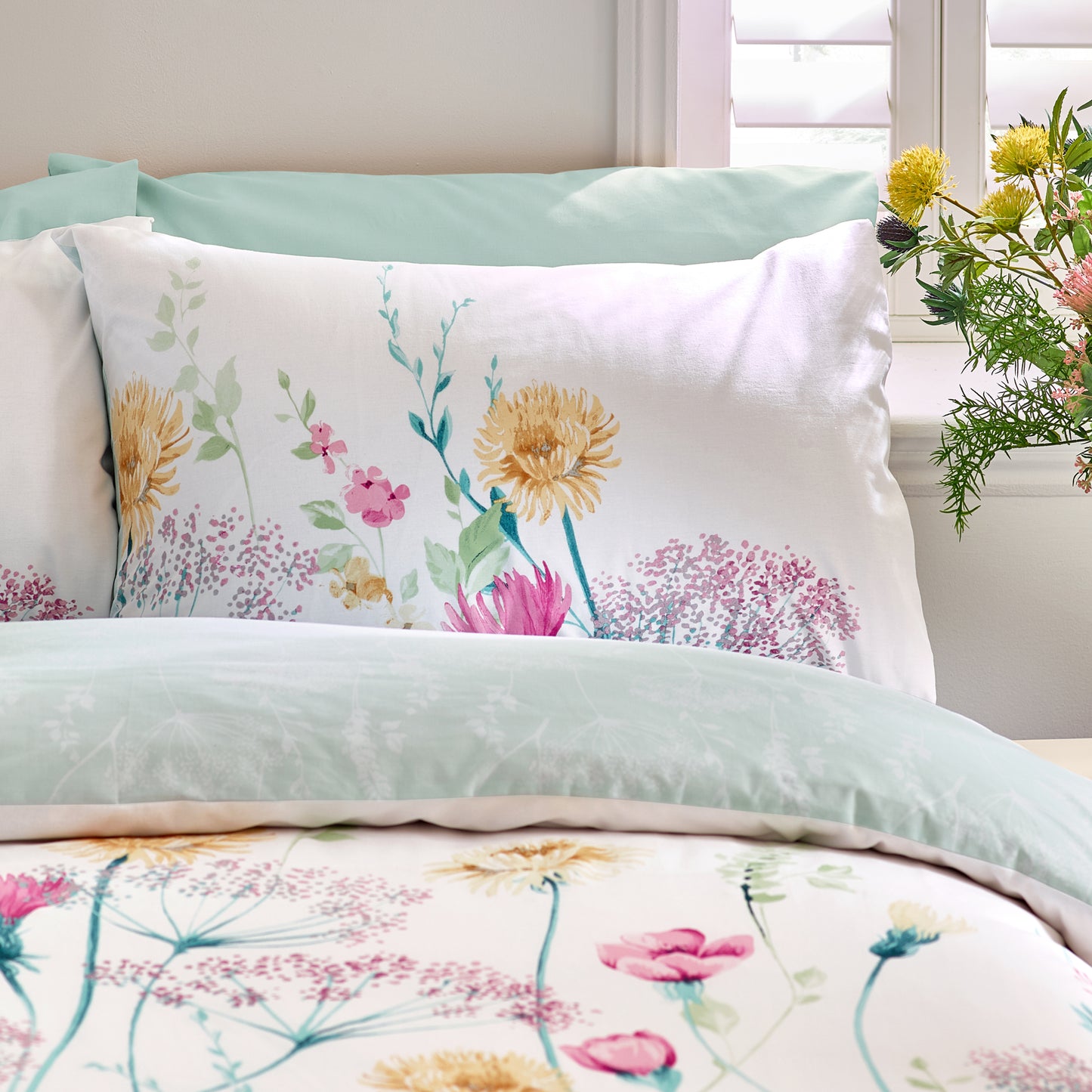 Meadowsweet Duvet Set - Multi by Catherine Lansfield