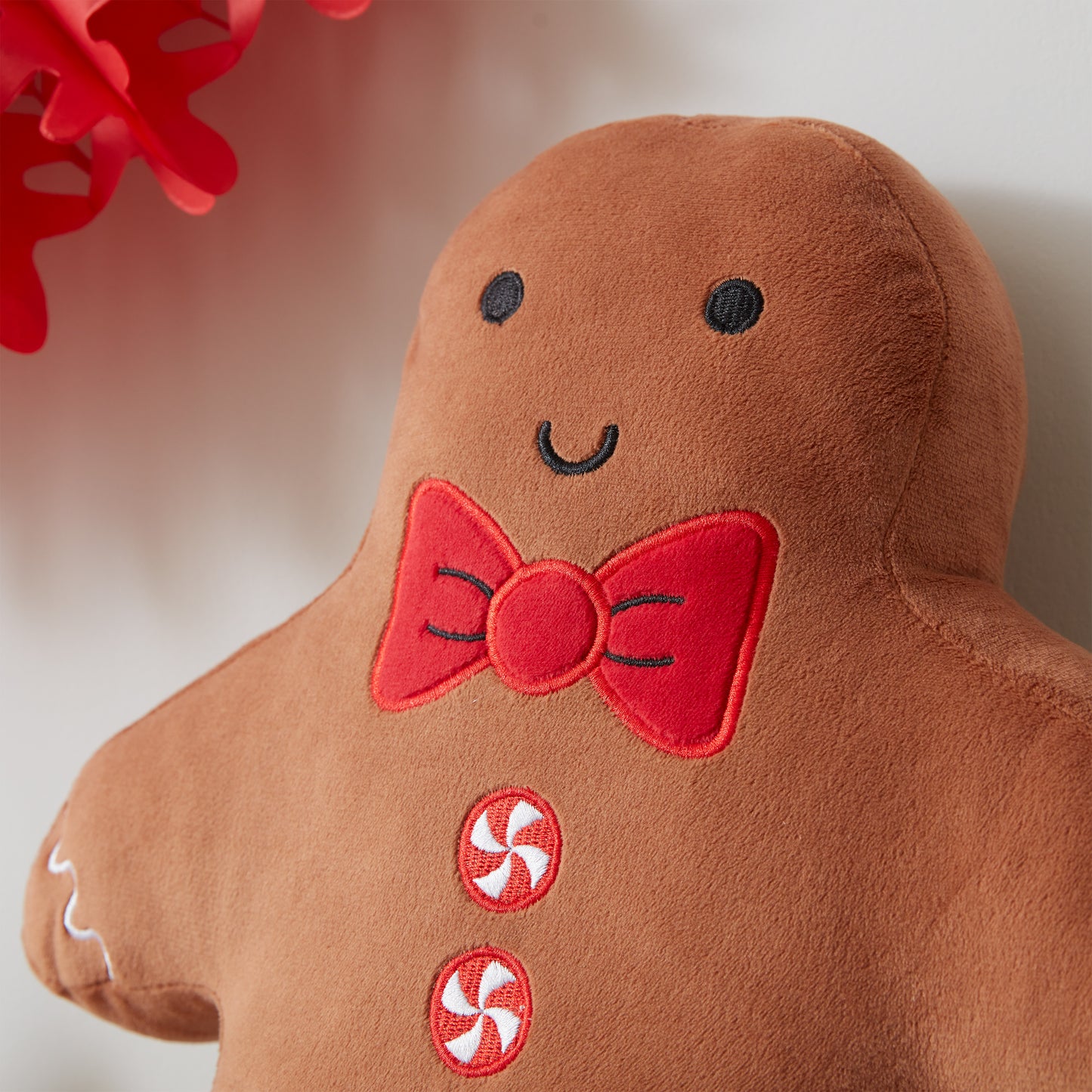 Christmas Gingerbread Man Filled 3D Cushion PRE-ORDER ARRIVING SOON!