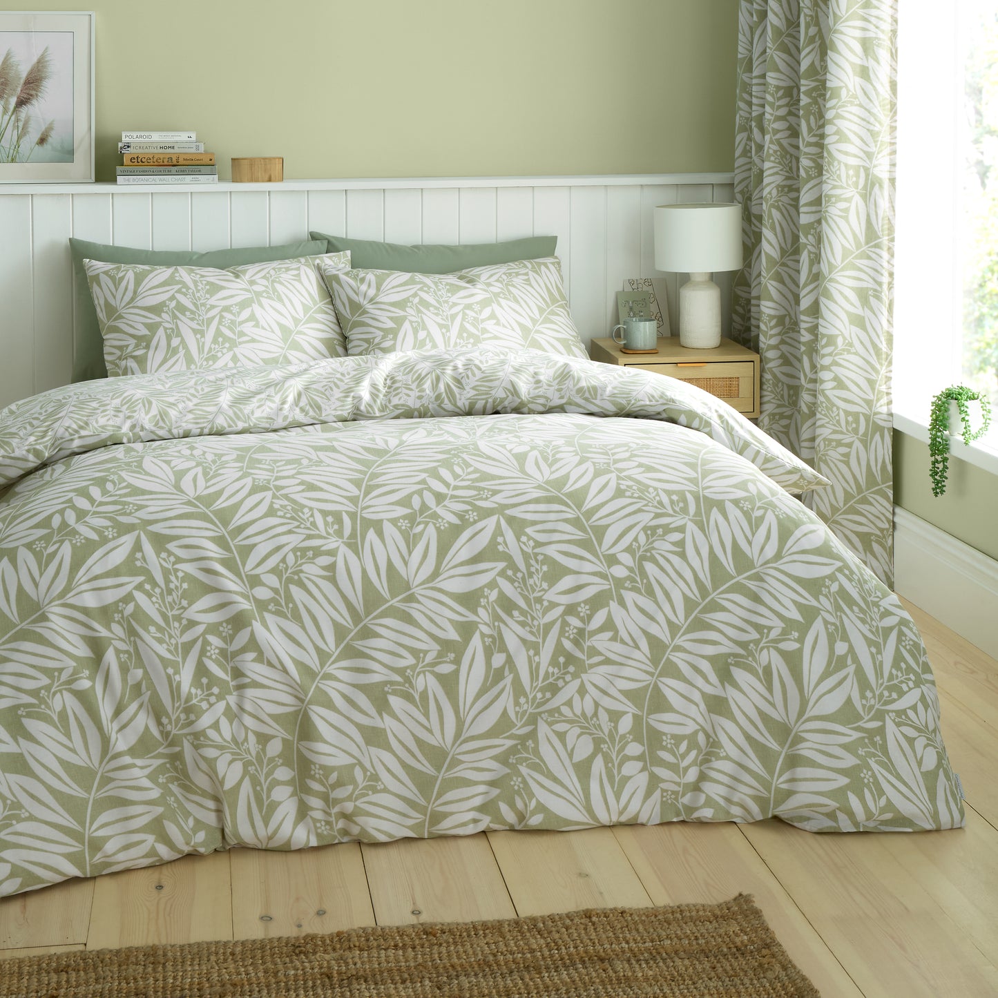 Sorrel Print Reversible Duvet Set - Green PRE-ORDER-ARRIVING SOON!
